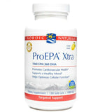 A supplement bottle with the label ProEPA Xtra by Nordic Naturals