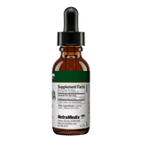 The back of the bottle listing the ingredients including Houttuynia herb.