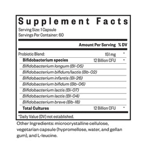 Seeking Health ProBiota Bifidobacterium ingredients