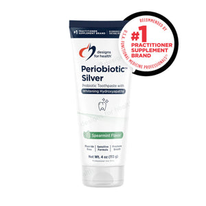A Supplement Toothpaste with the name Periobiotic Silver by Designs for Health.