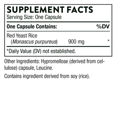 Ingredients: Red Yeast Rice (Monascus purpureus)