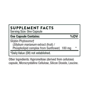 Ingredients: Silybin Phytosome.