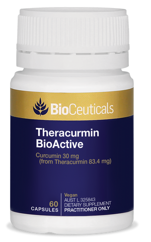 Bottle image of Bioceuticals Theracurmin Bioactive 60capsules.