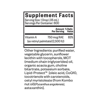 Ingredients: Vitamin A