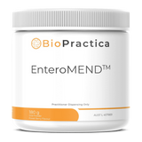 An image of a supplement container called EnteroMEND by Bio-Practica