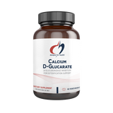 A Supplement container with the name Calcium D-Glucarate by Designs  for Health.