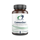 A Supplement container with the name CarminaGest by Designs for Health.