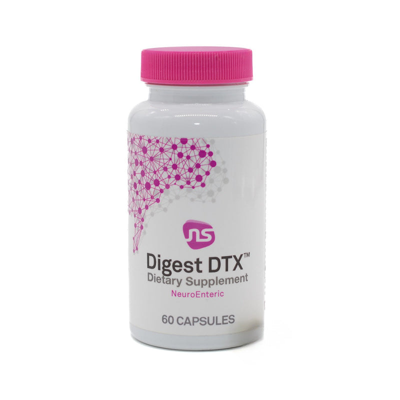 A Supplement container with the name Digest DTX by NeuroScience.