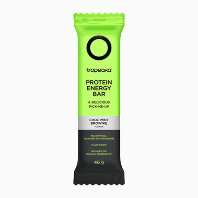 A Supplement Bar with the name Protein Energy Bar (Choc Mint Brownie) (12 Bars) by Tropeaka.