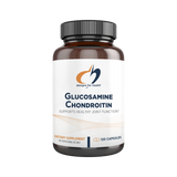 A Supplement container with the name Glucosamine Chondroitin by Designs for Health.