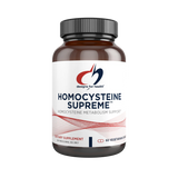 A Supplement container with the name Homocysteine Supreme by Designs for Health.