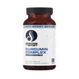 A Supplement container with the name Curcumin Complex by Designs for Sport.