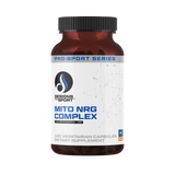 A Supplement container with the name Mito NRG Complex by Designs for Sport.