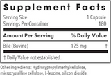 Ox Bile - 125mg