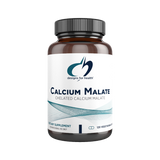 A Supplement container with the name Calcium Malate by Designs for Health.