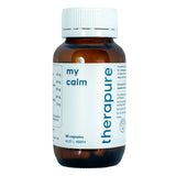 A Supplement container with the name My Calm by therapure.