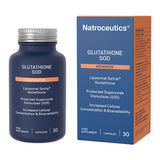 A Supplement container with the name Gutathione Advanced by Natroceutics.