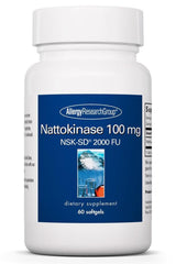 An image of a supplement with the name Nattokinase 100mg NSK-SD 2000 FU
