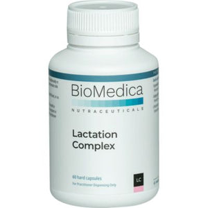 A Supplement container with the name Lactation Complex by BioMedica.