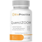 A Supplement container with the name  QuerciZoom by BioPractica