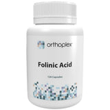 A Supplement container with the name Folinic Acid by Orthoplex White