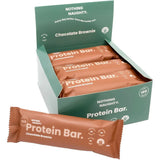 A Box of Nothing Naughty Chocolate Brownie Flavor Protein Bars.