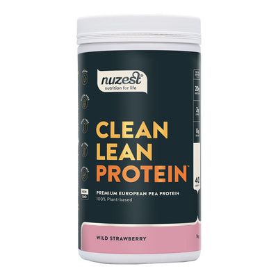 Image of nuzest 1kg wild strawberry clean lean protein. 608x608