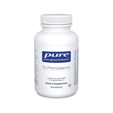 A Supplemet container with the name DL-Phenylalanine by Pure Encapsulations.