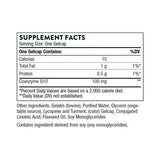 Ingredients including Coenzyme Q10.
