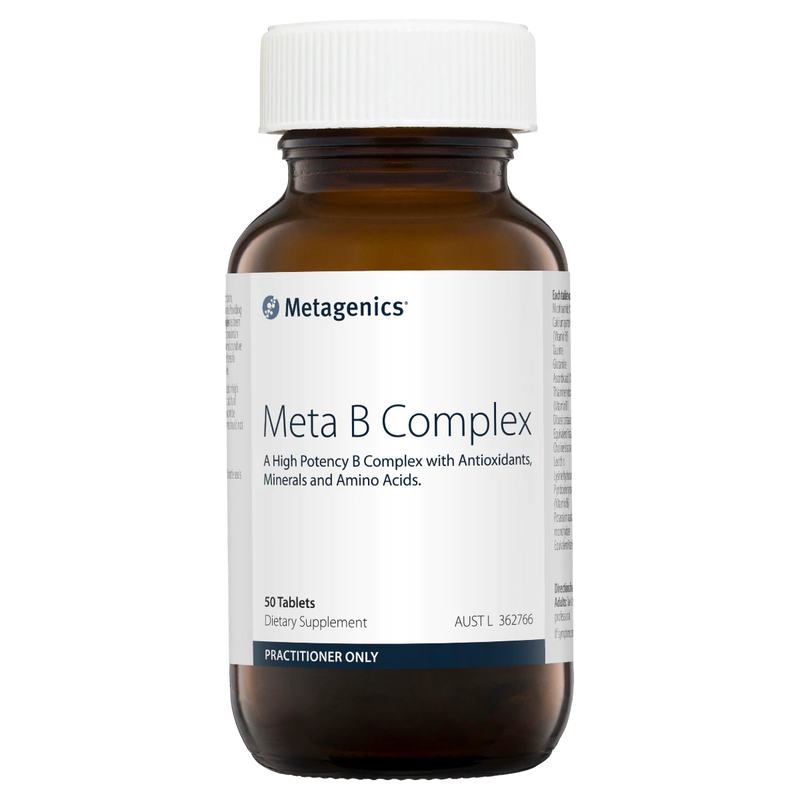 A supplement called Meta B Complex by Metageincs
