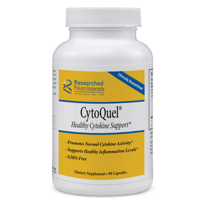 An image of a supplement called CytoQuel by Researched Nutritionals