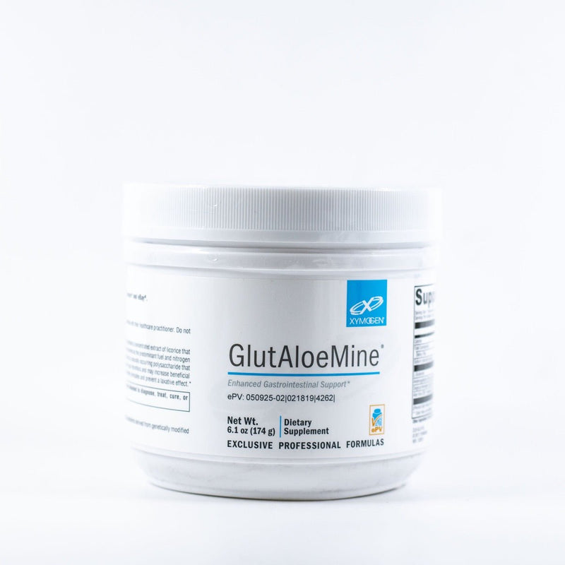 An image of a supplement called GLutAloeMine by Xymogen