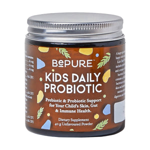 An image of a supplement called Kids Daily Probiotic by BePure